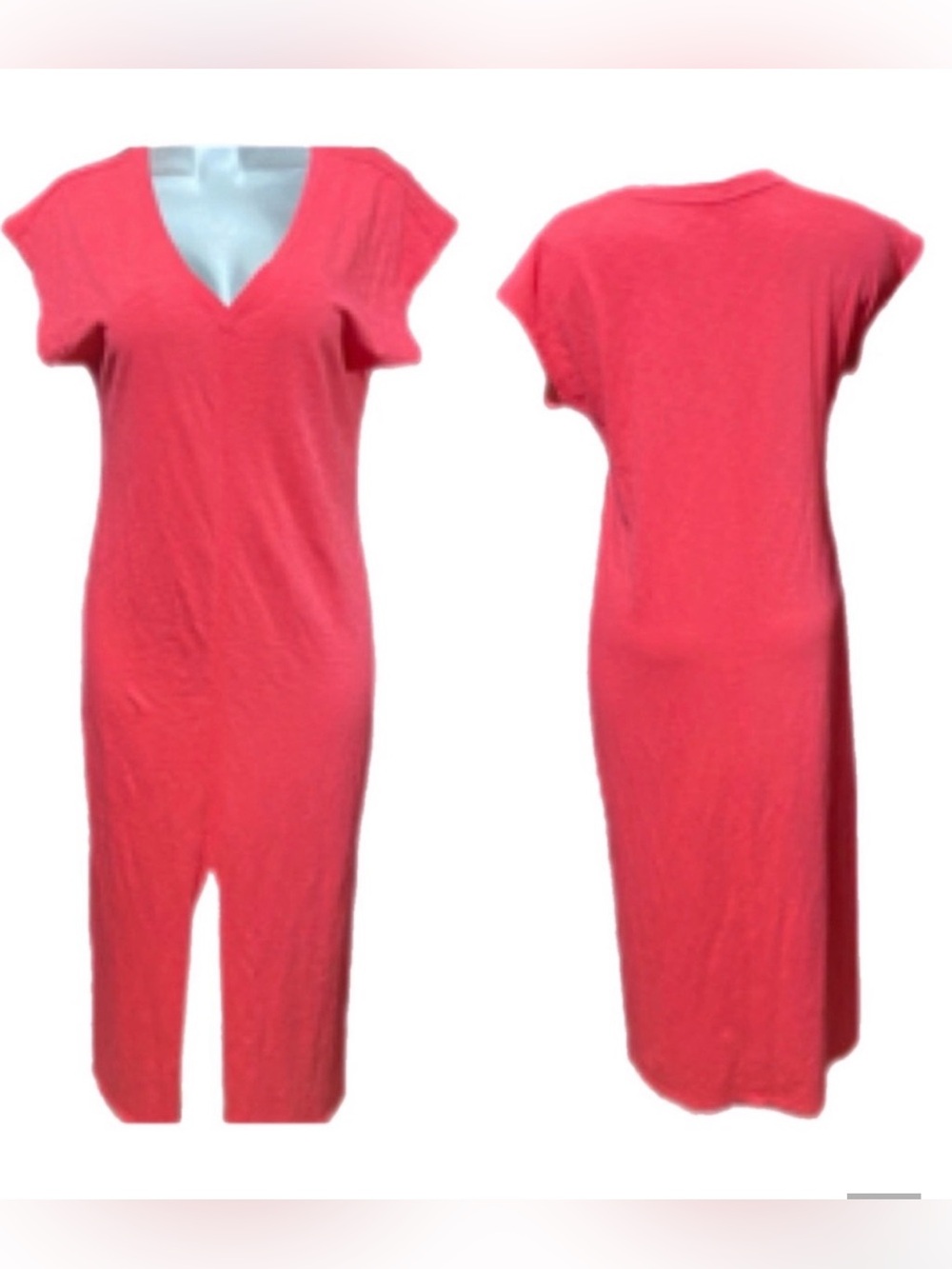 Universal Thread Coral Pink Flowy Maxi Dress 100% Cotton Size Large